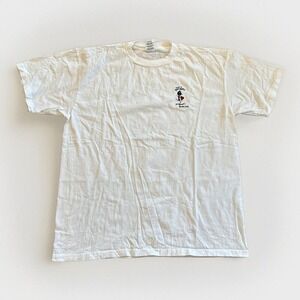 Vintage Valentines Day Shirt Mens XL White 90s Romantic Lover Heart Hallmark